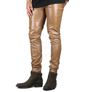 กางเกงหนังสำหรับผู้ชายกางเกงหนังฟอก - Product Image 6