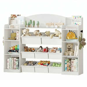 Meuble de rangement en tissu pour jouets d'enfants, idéal pour chambre et salon - Product Image 4