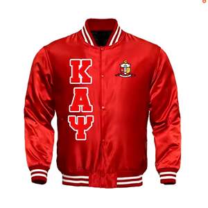 Fabricantes directos de fábrica Chaquetas de béisbol Personalizar material y colores Totalmente personalizable Chaqueta universitaria de calidad superior para hombres - Product Image 4