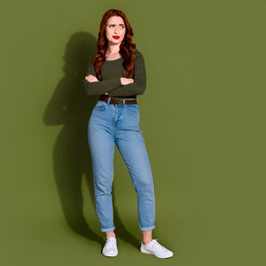 Pantalones Largos de Mezclilla para Mujer, Corte Regular, Tela Suave, Estilo Moderno, Ideal para Uso Diario, Minoristas y Exportación, Calidad Garantizada - Product Image 4