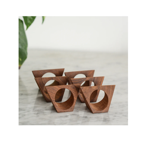 Porte-rond de serviette en bois unique pour forme ronde et ustensiles de cuisine et restaurants utilisés pour l'artisanat naturel au meilleur prix - Product Image 6