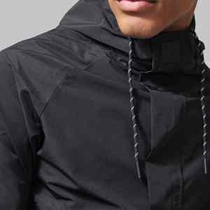 Fabricants de coupe-vent à blocs de couleur pour l'extérieur, veste coupe-vent d'hiver personnalisée pour hommes avec capuche - Product Image 2