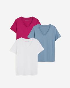 T-shirt 100% coton biologique, design simple et uni, texture douce et sensation confortable, tissu en toile avec motifs pour un usage décontracté - Product Image 6