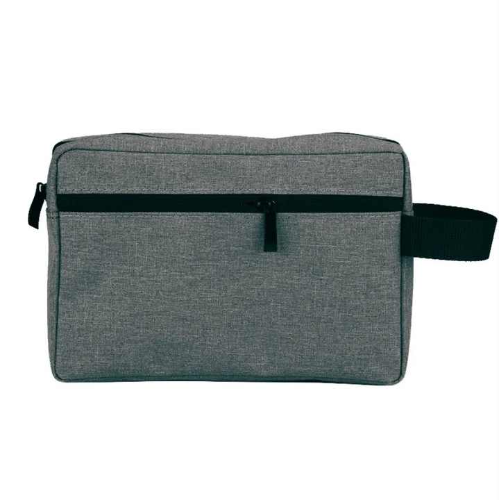 OEM Large Canvas Synthetic Leather Wash Kit Holder for Toiletry for Beauty Case Storage Bag Organizer for Outdoor Travel Hotel U