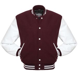 Blouson de baseball vintage personnalisable pour hommes grande taille décontracté Satin Varsity Sheep Accents CollegeBaseballjacket pour hommes - Product Image 2