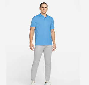 Hombre Golf para camisas 100% algodón sólido antiarrugas ajuste relajado con bolsillo colores personalizados rendimiento - Product Image 3