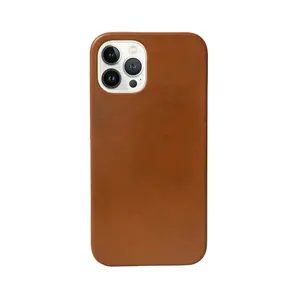 Designer Leather Case Customized Brown Cover Keep Your Phone Safe From Scratches And Drops