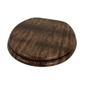 Wc universale bianco MDF con chiusura rallentata confezione fantasia in legno marrone 1 - Product Image 3