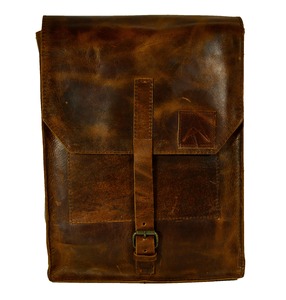 Vente en gros sac à dos vintage en cuir véritable fait main pour ordinateur portable sac bureau école collège lettre pour collège lycéens - Product Image 5