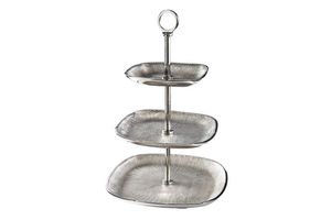 Soporte de aluminio para tartas con acabado dorado para presentación de tartas y Decoración elegante para fiestas - Product Image 3