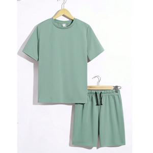 Nouveauté : Ensemble T-shirt et pantalon imprimé simple pour garçons, ensemble haut et bas pour garçon au meilleur prix d'un fournisseur du Bangladesh - Product Image 2