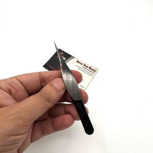 Pince à épiler noire en plasma à pointe pointue, impression de logo personnalisée, pince à épiler de beauté en acier inoxydable, service OEM - Product Image 4