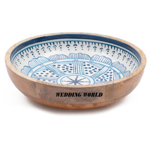 Bol à chocolat en bois Meena et conception de poisson bol sucré fait à la main classique élégant bol à chocolat en bois de vente chaude - Product Image 6