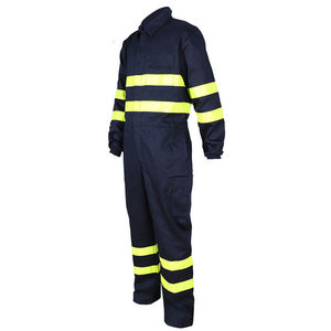 Combinaison de sécurité personnalisée haute visibilité respirant coton polyester matériel de gros résistant au feu travail ensemble chaudière costume meilleur - Product Image 4