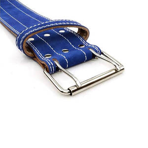 Nouveau design ceinture de gymnastique unisexe en cuir suédé véritable solide et durable avec boucle à dégagement rapide ceinture de levage de puissance - Product Image 2