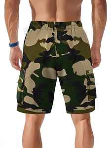 "Custom <b>Camouflage</b> Sports <b>Shorts</b> <b>for</b> <b>Men</b> | Breathable Gym, Running, Training, and Casual Wear" p0lyester fabric <b>shorts</b> - Product Image 4