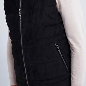 Chaqueta Acolchada sin Mangas para Hombre, Estilo Casual, Color Sólido, Ligera, Talla Grande, Cierre de Cremallera, para Invierno, al Mejor Precio - Product Image 6