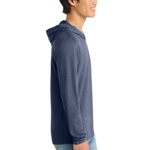 District Perfect Tri-blend Hoodies Men's Hoodie <b>Long</b> Sleeve Hooded Pullover Casual Fashion <b>Sweatshirts</b> Drawstring Gym Hooded - Product Image 2