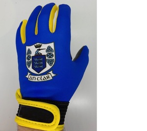 Guantes de fútbol gaélico de poliéster ligeros antideslizantes al por mayor con cierre de tirón para deportes al aire libre - Product Image 6