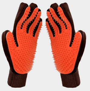 Eco-Friendly & Sustainable Pet Grooming Gloves Cleaning Mesh and Silicone Gloves for Cats and <b>Small</b> Animals - Product Image 1