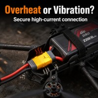 Câble de connecteur XT60 XT90 MR30-F résistant à la chaleur 12AWG 14AWG avec 200 connecteurs ° Fil en silicone pour batterie Lipo de drone, haute puissance