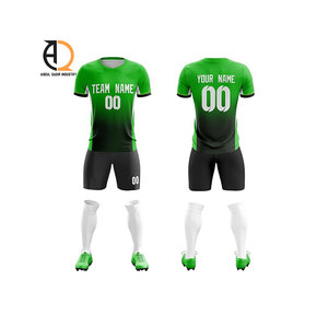 ชุดเสื้อเจอร์ซีย์ฟุตบอลของผู้ชายชุดเสื้อทีมฟุตบอลผ้าโพลีเอสเตอร์พิมพ์ลายดิจิทัลแบบระเหิด100% แบบกำหนดเอง - Product Image 2