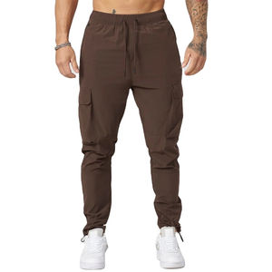Pantalon cargo en toile camouflage tendance, unisexe, anti-boulochage, léger, taille élastique, devant plat, pantalon décontracté, meilleur choix - Product Image 4
