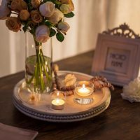 Bougeoir en verre clair porte-lumière de thé mini bougeoirs flottants pour la maison fête de noël centres de table décor