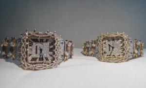 Reloj de Lujo Hip Hop, Estilo Antiguo, Automático, con Espinas, para Hombre y Mujer, con Moissanita, Correa de Cuero, Acero Inoxidable, Cristal de Zafiro, Resistente al Agua 30M - Product Image 2