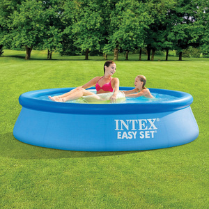 Intex 244x61cm Azul Easy Set Piscina inflable redonda con bomba de filtro de 1250L/h para fiestas en el jardín este verano - Product Image 3