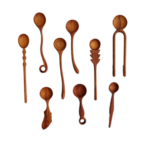 Juego de cucharas de madera natural al mejor precio, vajilla llamativa, utensilio para uso en cocina, mayorista de Vietnam - Product Image 5