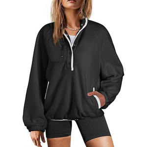 Sweat-shirt à manches longues pour femmes style surdimensionné polaire confortable parfait pour les tenues modernes quotidiennes - Product Image 1