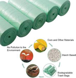 Venta al por mayor de material reciclado de HDPE/LDPE abierto plano, rollo de plástico desechable, bolsas de embalaje de basura, embalaje plano de supermercado - Product Image 6