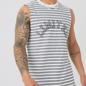 OEM Verano de alta calidad de los hombres de algodón camiseta sin mangas Fitness gimnasio hombres camiseta sin mangas de alta calidad precio razonable - Product Image 6