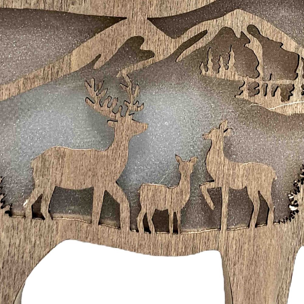 สีน้ำตาล-ไม้