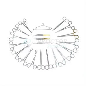 Venta caliente Juegos de instrumentos veterinarios Mejor material Juegos de instrumentos veterinarios para la venta Hecho Pakistán - Product Image 1