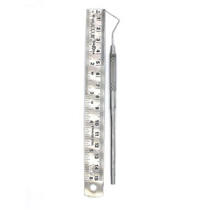 Instrument dentaire essentiel manuel de sonde d'exploration en acier durable pour le nettoyage des dents hygiène buccale outils orthodontiques aide du dentiste - Product Image 5