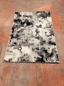 Tapis turc en polyester, jacquard, tissé à la machine, à poils longs, rembourré, réversible, lavable, antidérapant, antimicrobien pour la maison - Product Image 3