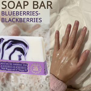 Blueberries Blackberries Origin <b>Soap</b> Bar 80g Custom Brand Production Large Volume Supply Handmade Natural Care Body Face Wash - Product Image 3
