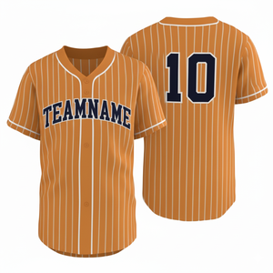 Maillot de baseball personnalisé OEM, uniforme très vendu, impression numérique, logo brodé, softball, grande taille, respirant, séchage rapide, 100% - Product Image 3