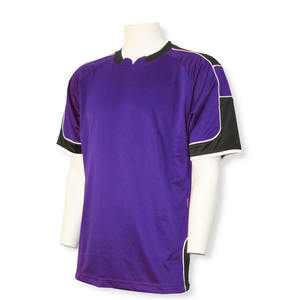 ชุดฟอร์มฟุตบอลแขนครึ่ง100% สำหรับผู้ชายชุดเล่นกีฬาผ้าโพลีเอสเตอร์ - Product Image 5