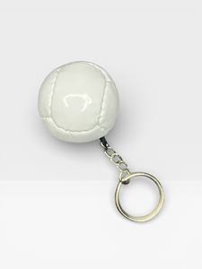 Collection élégante 3D PU Football Porte-clés Club Porte-clés Porte-clés en cuir PU Plastique Sport Football Ball Porte-clés couleur jaune - Product Image 2