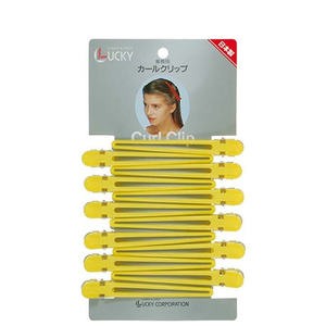 C-1150YE Lot de 12 pinces à cheveux jaunes série LL - Product Image 1