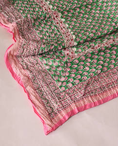 Couvre-lit réversible en coton 100% imprimé à la main en bois chaud biologique vintage pour la maison et l'hôtel, style bohème - Product Image 5