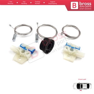 Kit de réparation de lève-vitre avant gauche BWR5054 pour Golf MK6 A6 5K 5K1 AJ5 Variant 2008-2014 5 portes 5K0837461 - Product Image 5
