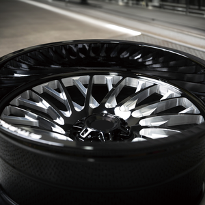 Rines Speedmega de Aleación Forjada, Diseño Profundo, Negro Brillante, Fresado, Monobloque, Multirradio, Doble Perforación, 8 Orificios, 8x180, para GMC 2500 Pickup 2024 - Product Image 3