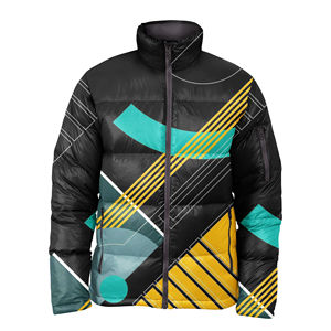 Veste matelassée d'extérieur sur mesure OEM, grande taille, fermeture éclair, coupe-vent, respirante, rembourrage en polyester chauffant, impression sublimée - Product Image 5