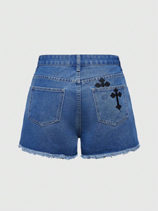 กางเกงขาสั้นผู้หญิงคุณภาพสูงสำหรับฤดูร้อน ผ้าคอร์ดูรอย เอวกลาง ปรับแต่งได้ สวมใส่สบาย แห้งเร็ว ระบายอากาศ กันน้ำ - Product Image 3