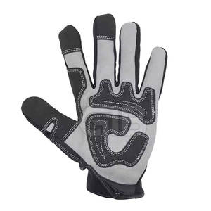 Guantes Mecánicos de Cuero Resistentes con Pantalla Táctil para Trabajo Pesado y Deportes, Calidad Premium, Ecológicos, de Secado Rápido y Transpirables - Product Image 4