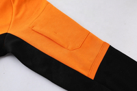 Ensemble de survêtement de football pour hommes de haute qualité, logo personnalisé, couleurs personnalisées, imperméable, à capuche, fermeture éclair intégrale, pour adultes, 100% coton